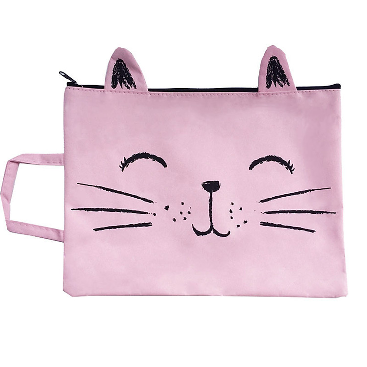 Túi Đựng Tài Liệu Hồ Sơ Chống Nước Mèo Xinh Xắn