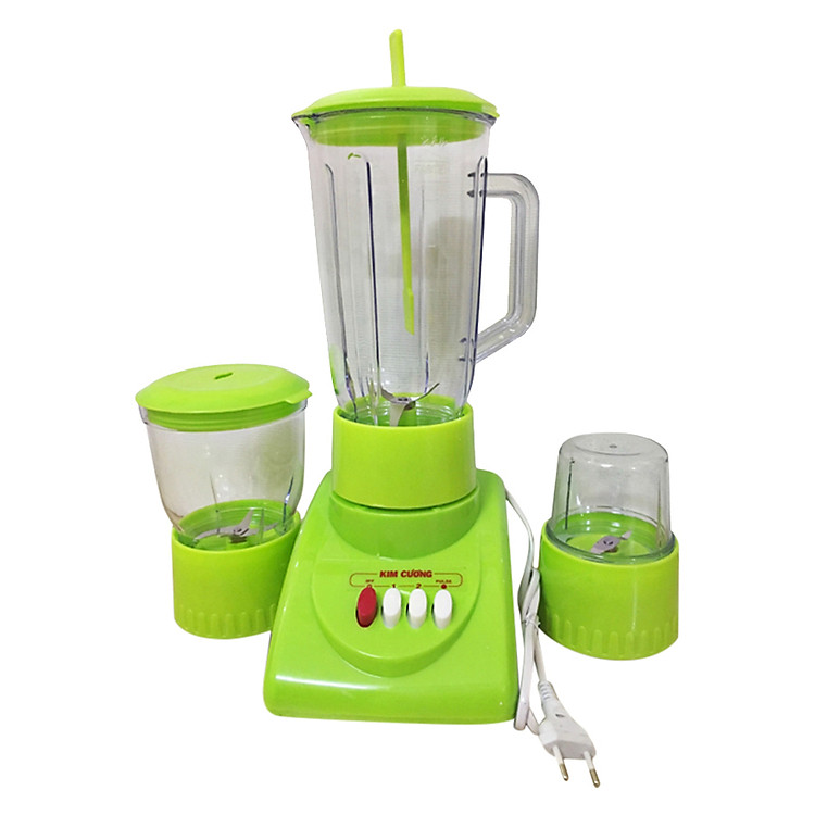 Máy Xay Sinh Tố 3 Cối Nhựa Kim Cương KC-T02 ST3CNhua (1L) - Hàng Chính Hãng