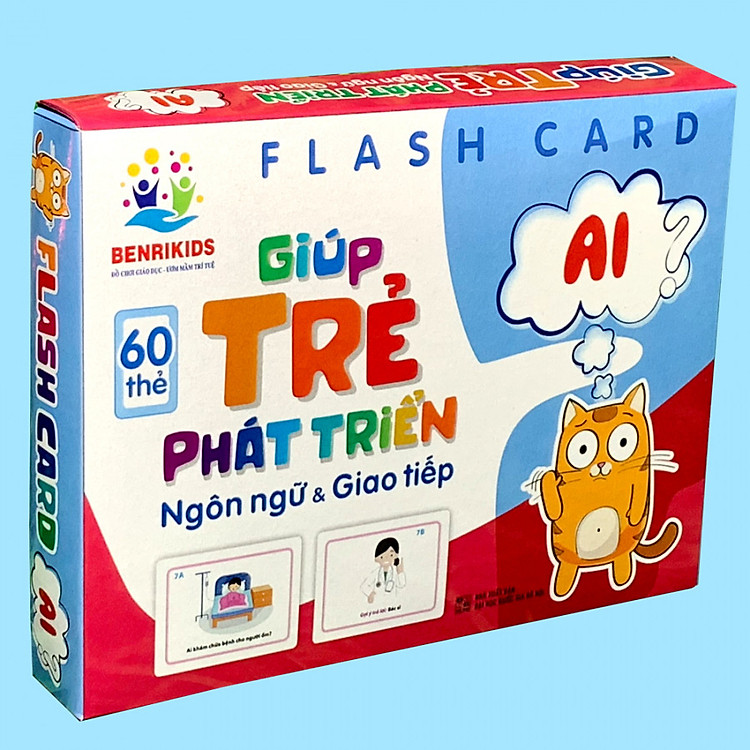 Thẻ Học Thông Minh Flashcards Giúp Trẻ Phát Triển Ngôn Ngữ Và Giao Tiếp BENRIKIDS