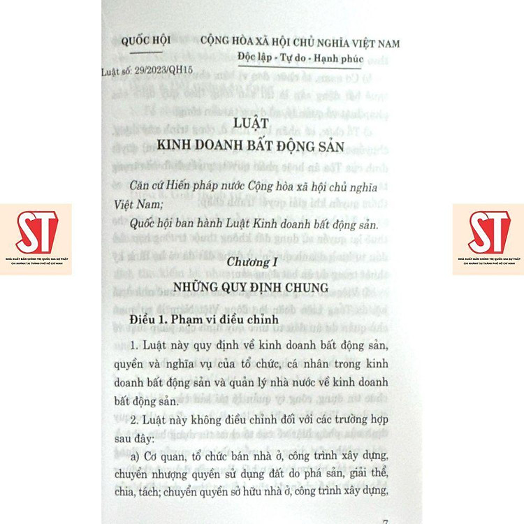 Luật Kinh Doanh Bất Động Sản - Ảnh 5