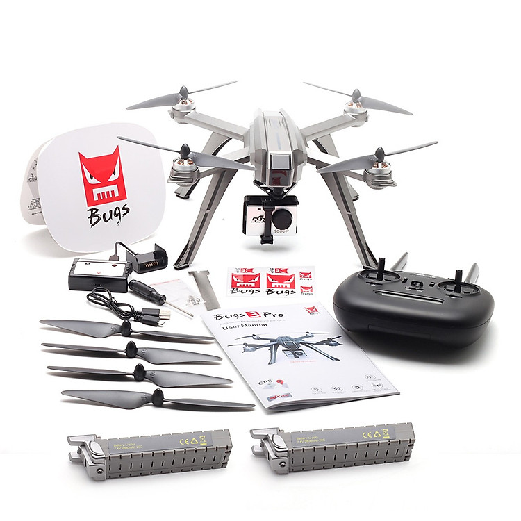 Flycam MJX Bugs 3 Pro Version 2 + C6000 camera hàng chính hãng ( tặng kèm 1 pin)