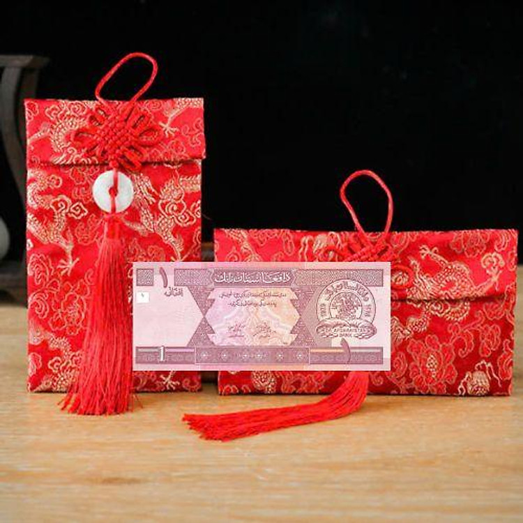 Túi gấm màu đỏ loại 1 Afghanistan - Ảnh 2