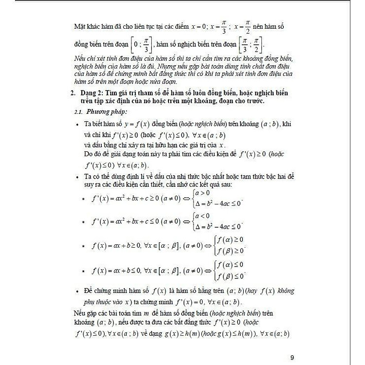 Phương Pháp Giải Toán Chuyên Đề Giải Tích Lớp 12 - Ảnh 6