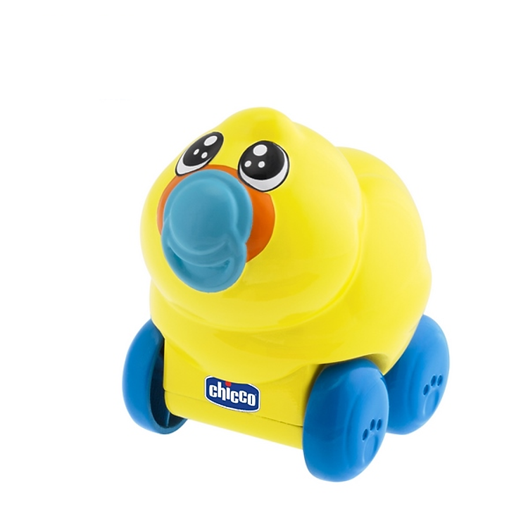 Đồ Chơi Lăn Bánh Phát Nhạc Hình Vịt Con Chicco 6995 - 1 - Vàng
