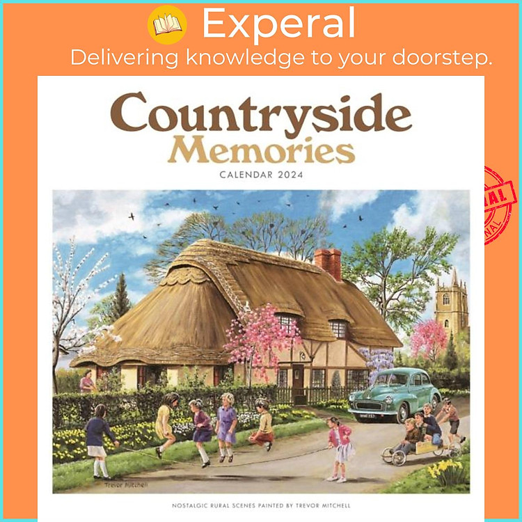 Sách - Countryside Memories, Trevor Mitchell Wiro Wall Calendar 2024 by (UK edition, paperback)