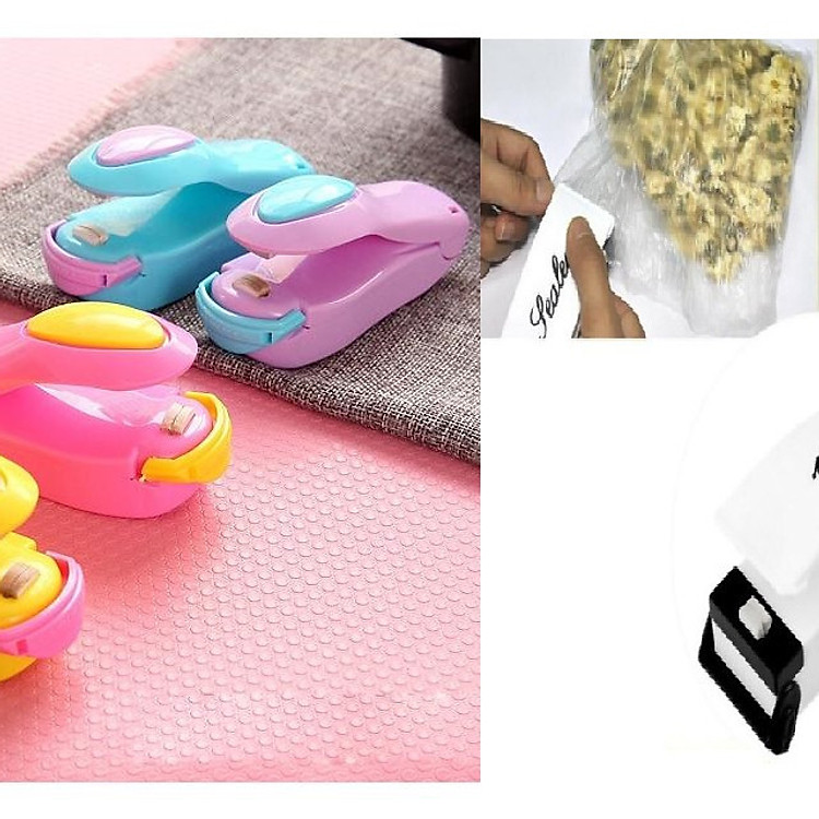 Máy hàn miệng túi nilon cầm tay cao cấp dùng pin AA bao quản cá thịt bánh kẹo mứt...