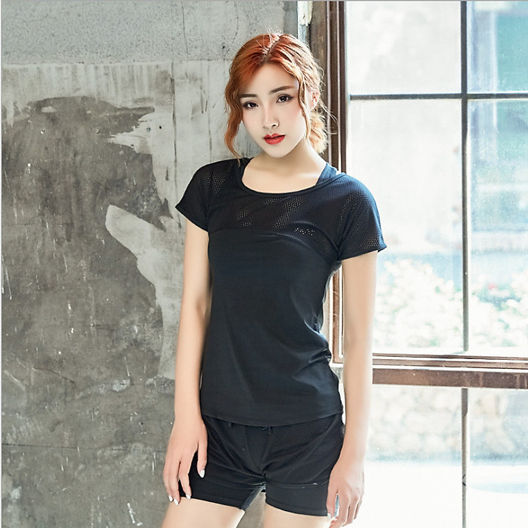 Bộ quần áo tập gym yoga nữ ngắn hàng cao cấp