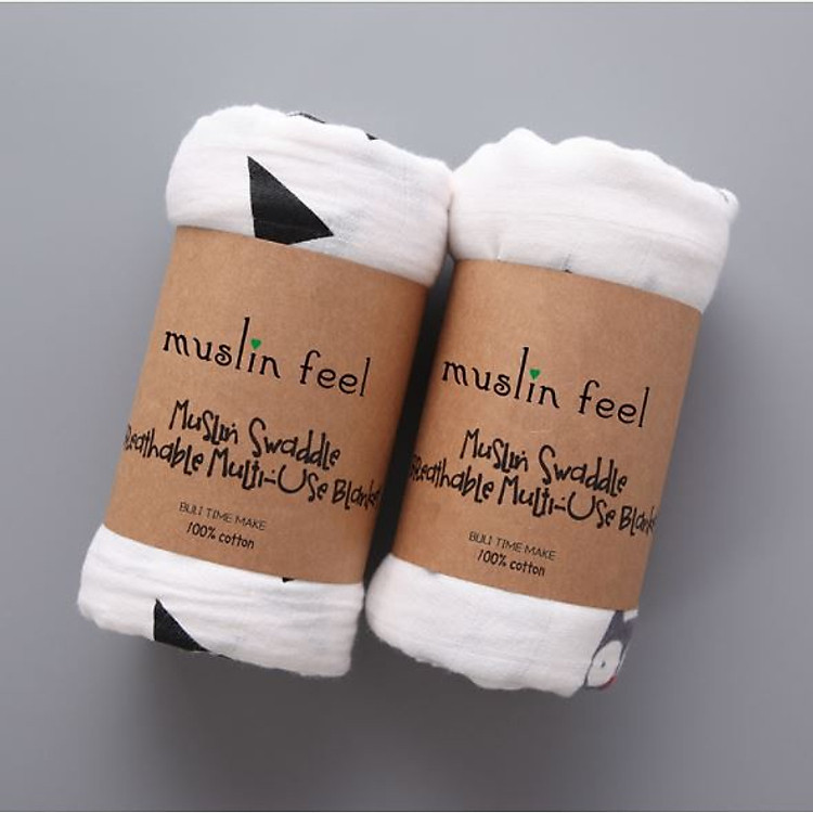 Mua Set 3 Khăn Xô Sọi Tre Muslin Cho Bé Chính hãng Giá tốt - Hình ảnh 3