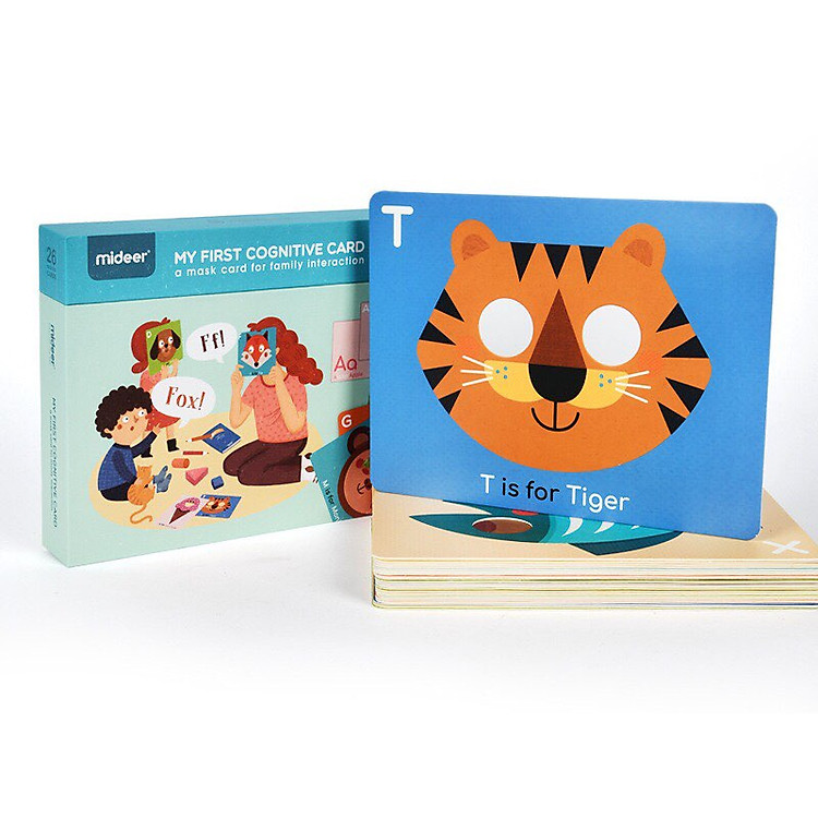 Mideer My 1st Cognitive Cards - Thẻ học đầu tiên của bé chơi được từ 1 đến 6 tuổi MD2065