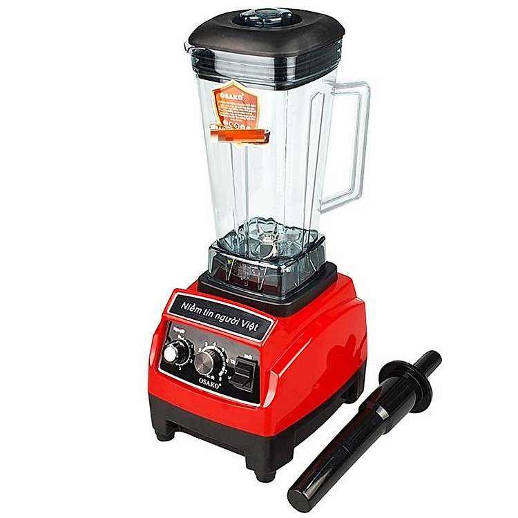 Máy xay công nghiệp 1800W Osako OS-1800 dung tích cối 2L, bộ dao 6 lưỡi, chức năng hẹn giờ, màu ngẫu nhiên-Hàng chính hãng