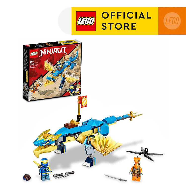 LEGO Ninjago 71760 Rồng thần sấm sét của Jay (140 chi tiết)