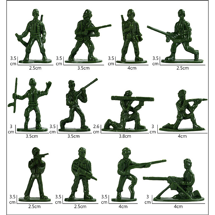 Bộ Đồ Chơi Lính Nhựa War Force 300 Chi Tiết Chính hãng Giá tốt - Hình ảnh 5