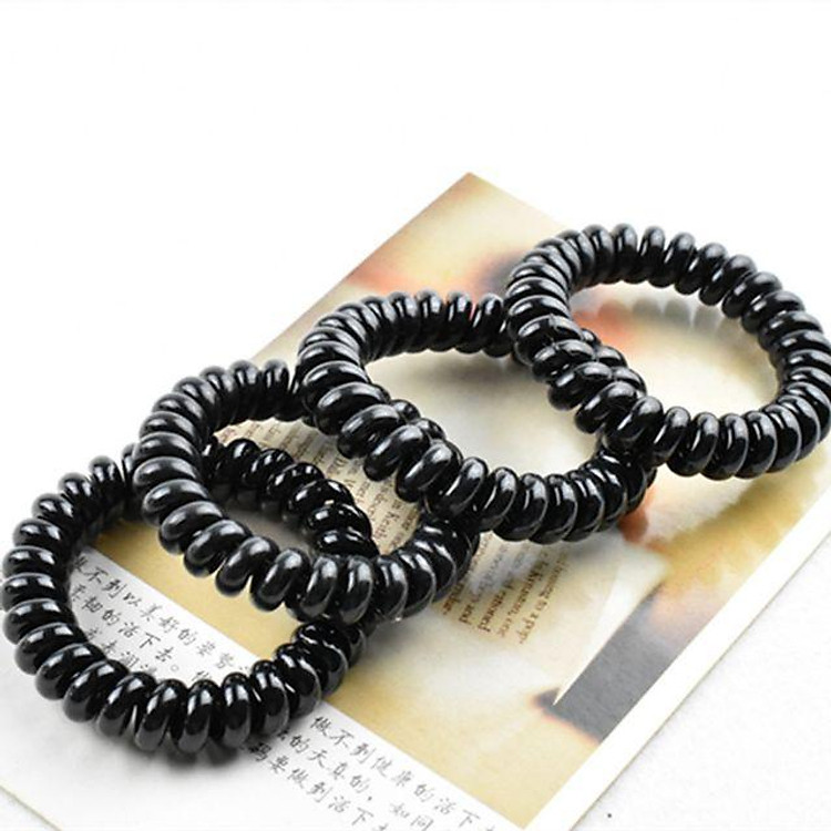 Dây buộc tóc lò xo đen