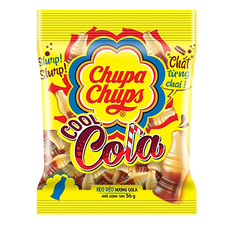 Chupa Chups kẹo dẻo Cool Cola 56g