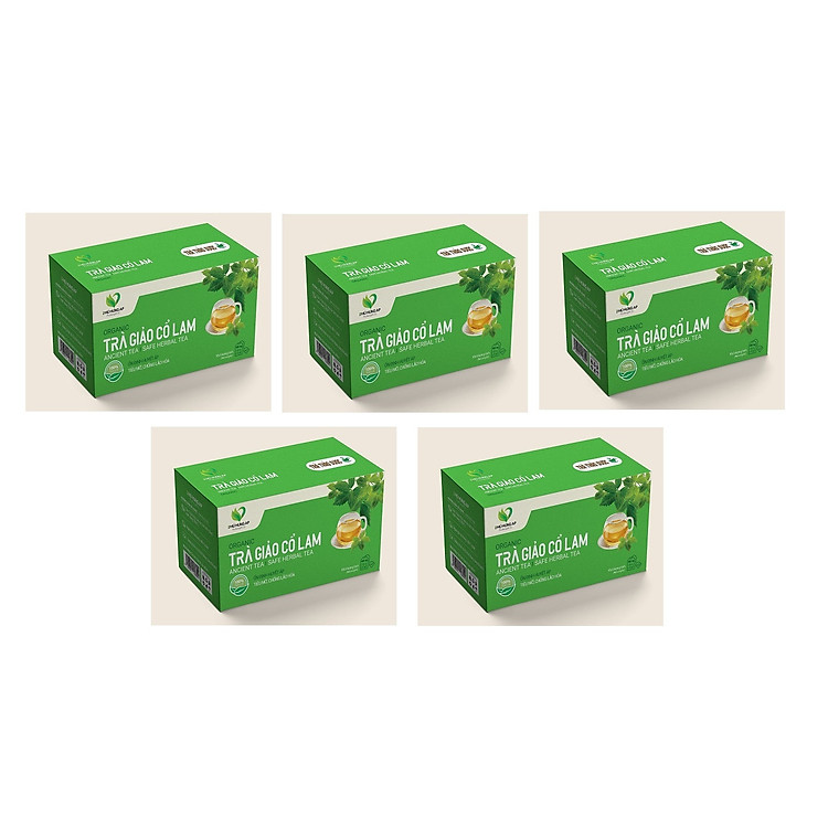 Trà Giảo Cổ Lam Ổn Định Tim & Huyết Áp 400mg (5 hộp)