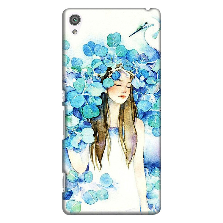 Ốp Lưng Dành Cho Điện Thoại Sony Xperia XA Cô Gái Lá Xanh
