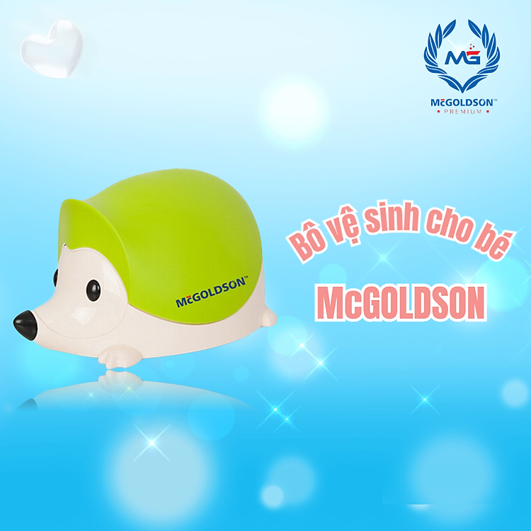 Mua tại Lazada: Bô vệ sinh McGoldson cho bé - Xanh Lá Chính hãng, giá tốt