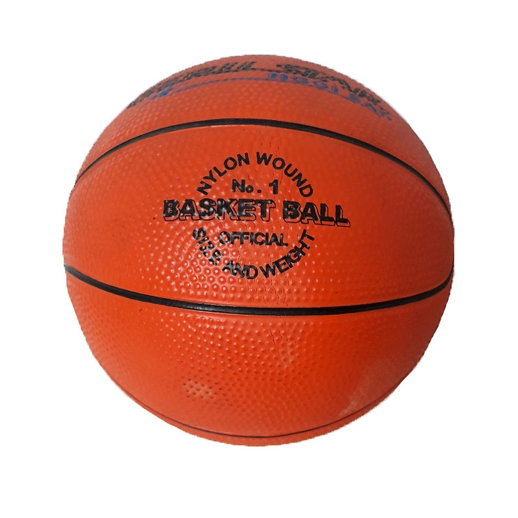 Bóng Rổ Cao Su Size 2 Cho Bé Từ 1-6 Tuổi - Tặng kim bơm & Lưới đựng bóng