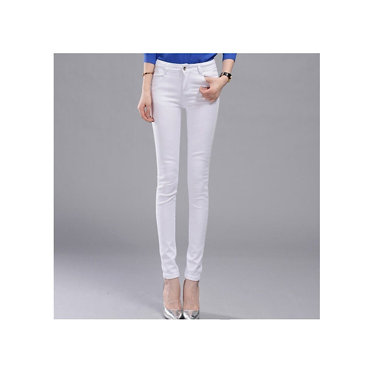 Quần Jean Trắng Nữ