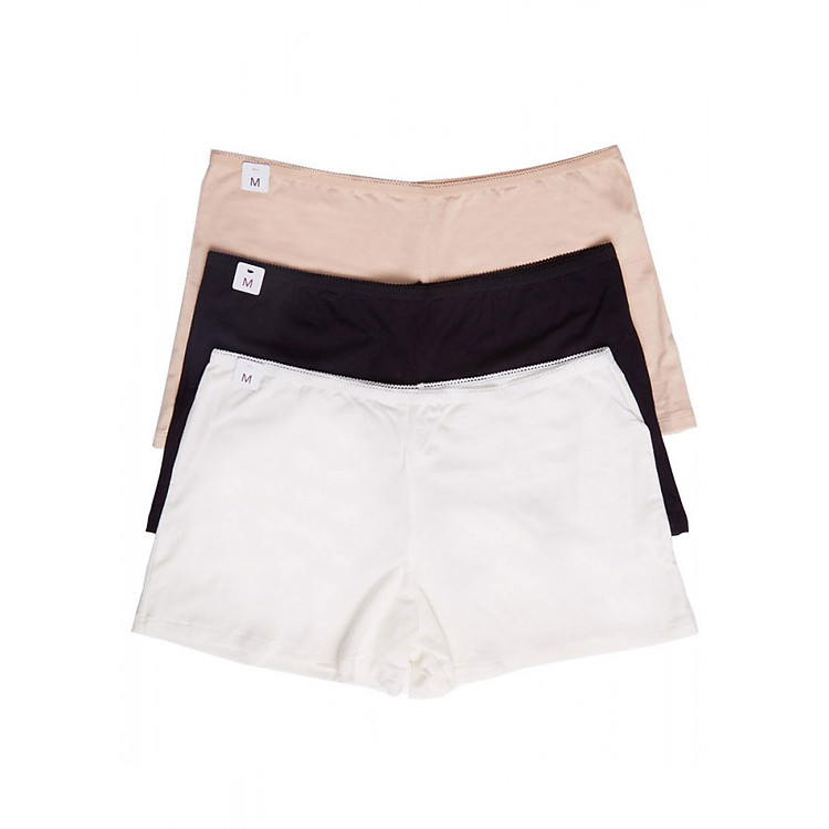 Combo 3 Chiếc Quần Lót Nữ Short Cotton, Quần Lót Nữ Mặc Váy iBasic V107