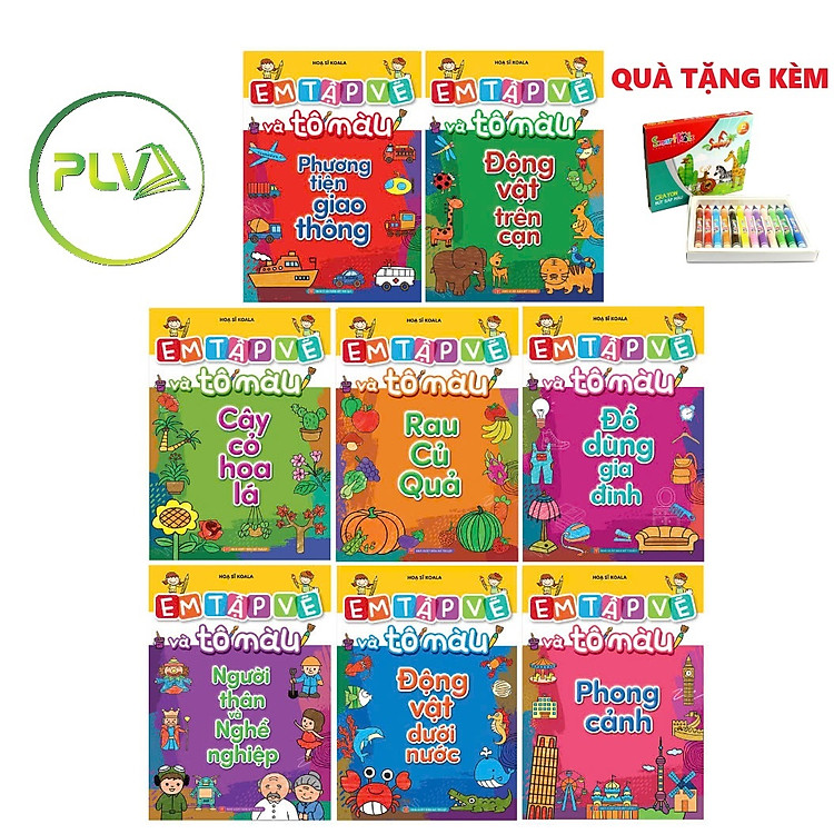 Tô Màu – Tập Vẽ Tăng Khả Năng Tư Duy + Sáng Tạo Cho Bé Yêu