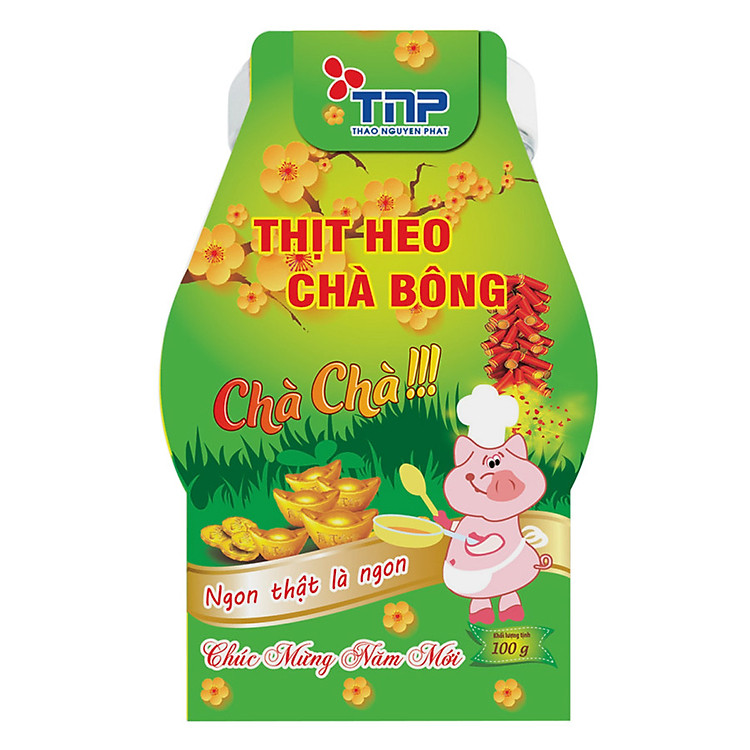 Thịt Heo Chà Bông Chà Chà TNP - Hủ 100g