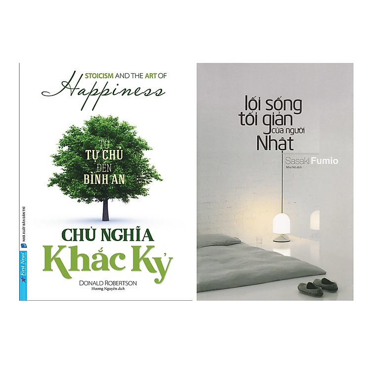 Combo 2 Quyển : Chủ Nghĩa Khắc Kỷ (Firstnews) + Lối Sống Tối Giản Của Người Nhật ( Sách Tư duy / Kỹ Năng Sống)