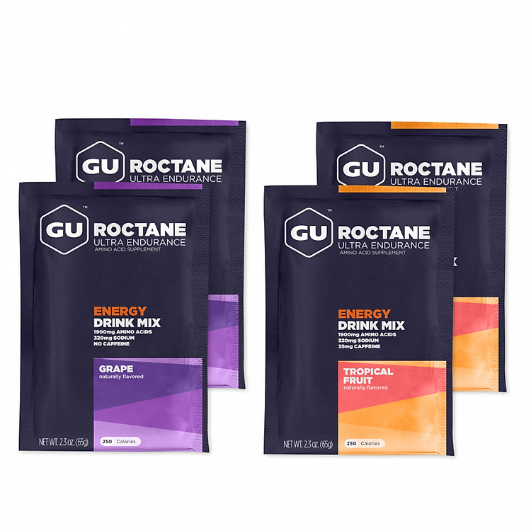 Combo 4 gói (2 vị) Thức uống Năng Lượng GU Roctane Energy Drink Mix