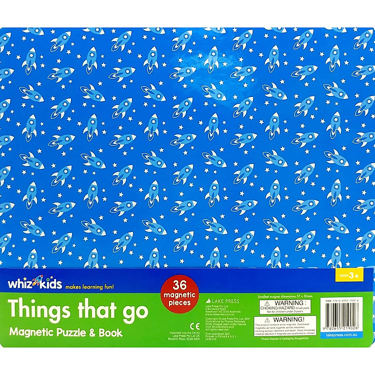 Whiz Kids Magnetic Puzzle And Book - Things That Go - Ảnh 5
