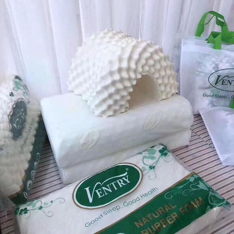 Gối cao su Ventry cao cấp hàng xuất Thái