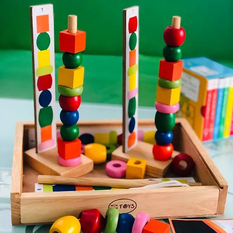 Đồ Chơi Gỗ Xếp Chuỗi Hạt Winwintoys Chính hãng Tiết kiệm - Hình ảnh 5