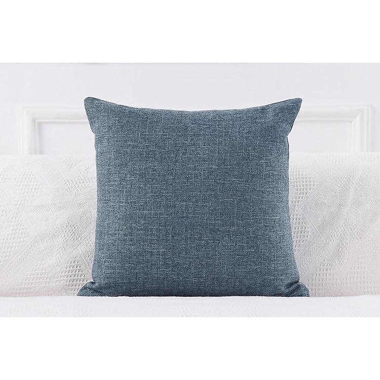 Vỏ gối vuông tựa lưng trang trí ghế Sofa màu Basic - Hàng Cao Cấp