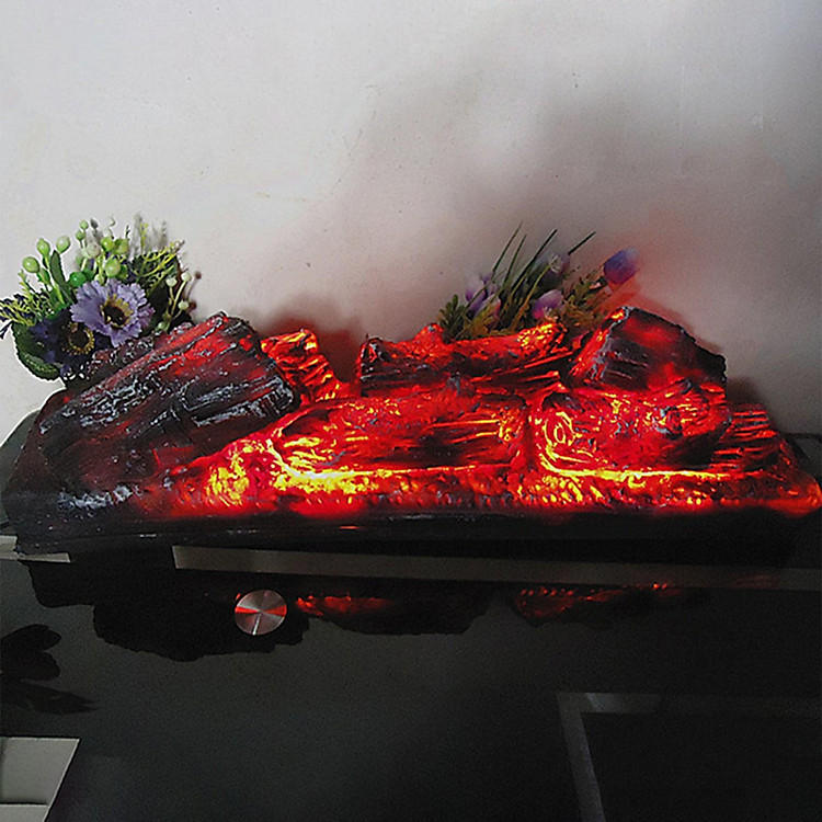 Electric Fireplace Resin Simulation Charcoal for Shooting Props Bedroom Home