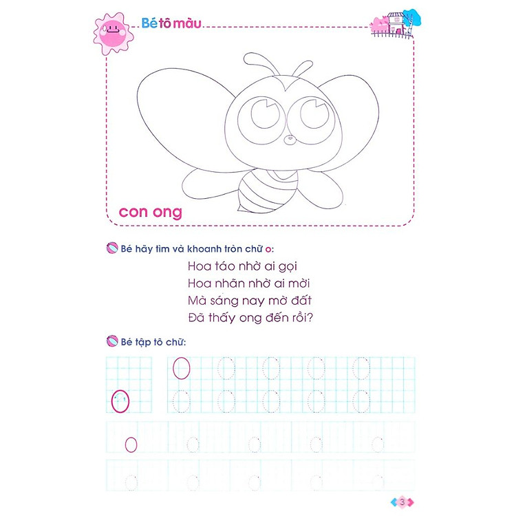 Hành Trang Cho Bé Vào Lớp 1 - Vở Bé Chuẩn Bị Học Đọc Và Học Viết - Ảnh 3