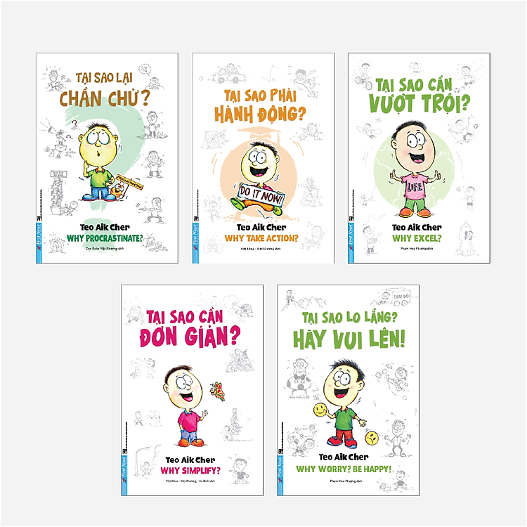 Sách Combo Tuyển tập 5 Cuốn Sách “Why” (Khổ Nhỏ) - Tác giả Teo Aik Cher - First News