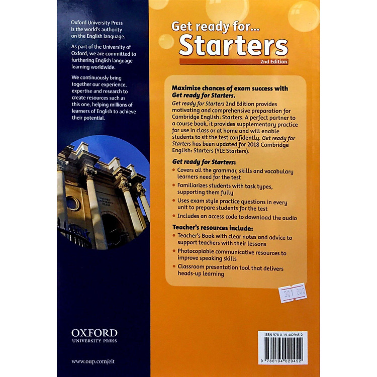 GET READY FOR STARTERS: SB WITH DOWNLOADABLE AUDIO - Ảnh 3