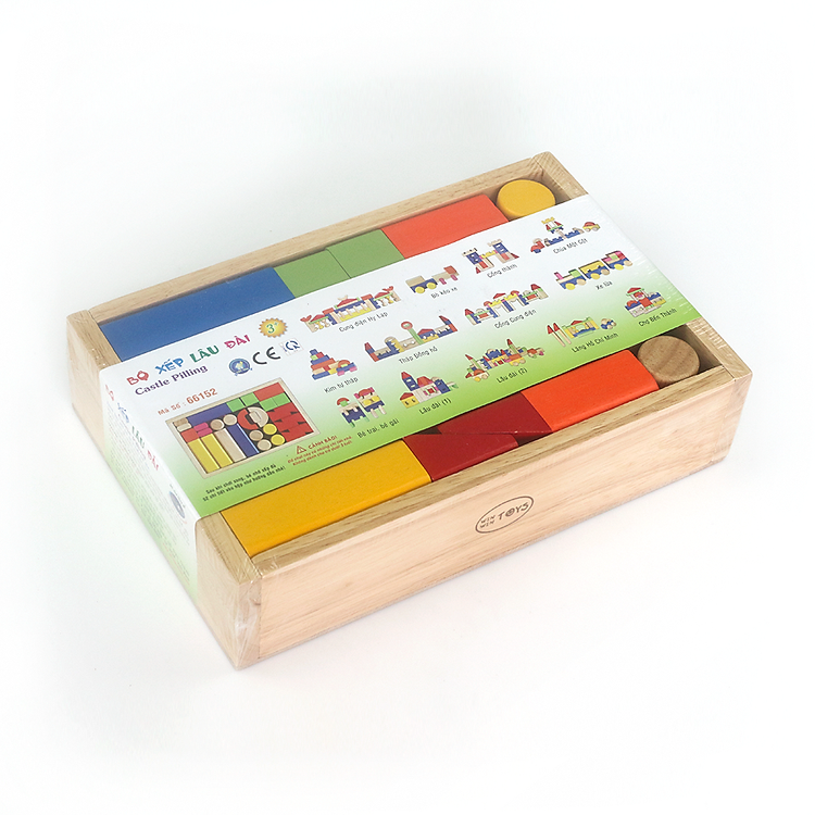 Mua Bộ xếp hình gỗ lâu đài Winwintoys Chính hãng Ưu đãi - Hình ảnh 4