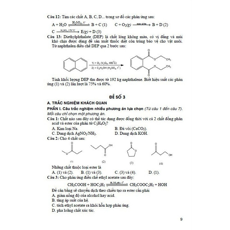 Tuyển Tập Đề Kiểm Tra Môn Hoá Học 12 - Ảnh 2