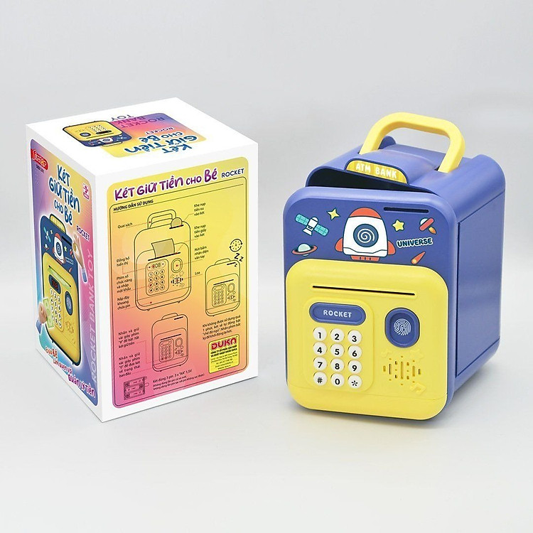 Mua Két Giữ Tiền DUKA ROCKET Cho Bé Chính hãng Giá tốt - Hình ảnh 4