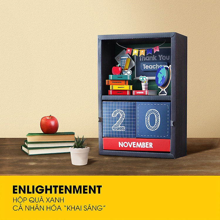 Hộp quà cảm ơn KHAI SÁNG cao cấp