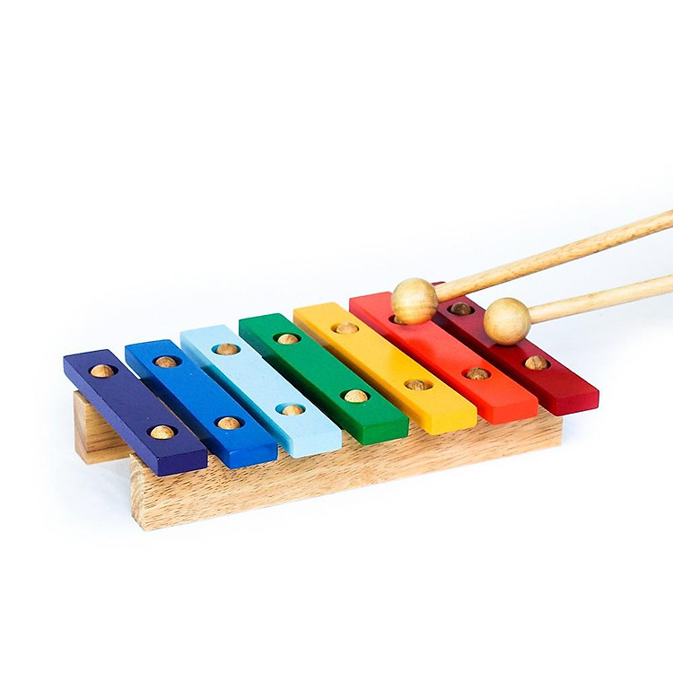 Mua Đồ chơi gỗ Đàn mộc cầm 7 thanh Chính hãng Giá tốt - Hình ảnh 2