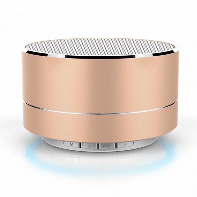 Loa Bluetooth Mini MSTK10 Vỏ Nhôm Có Đèn Led, hỗ trợ thẻ nhớ, usb