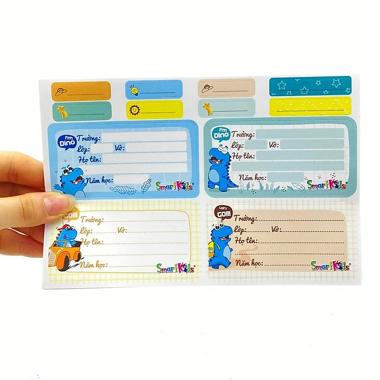 Nhãn Vở Smart Kid Dino LB03 (20 nhãn) - Ảnh 5