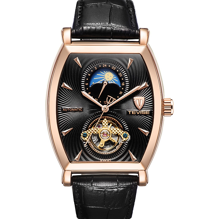 Đồng hồ cơ nam TEVISE hàng cao cấp, thiết kế phong cách doanh nhân, chạy full kim, full box TEVISE_8383D