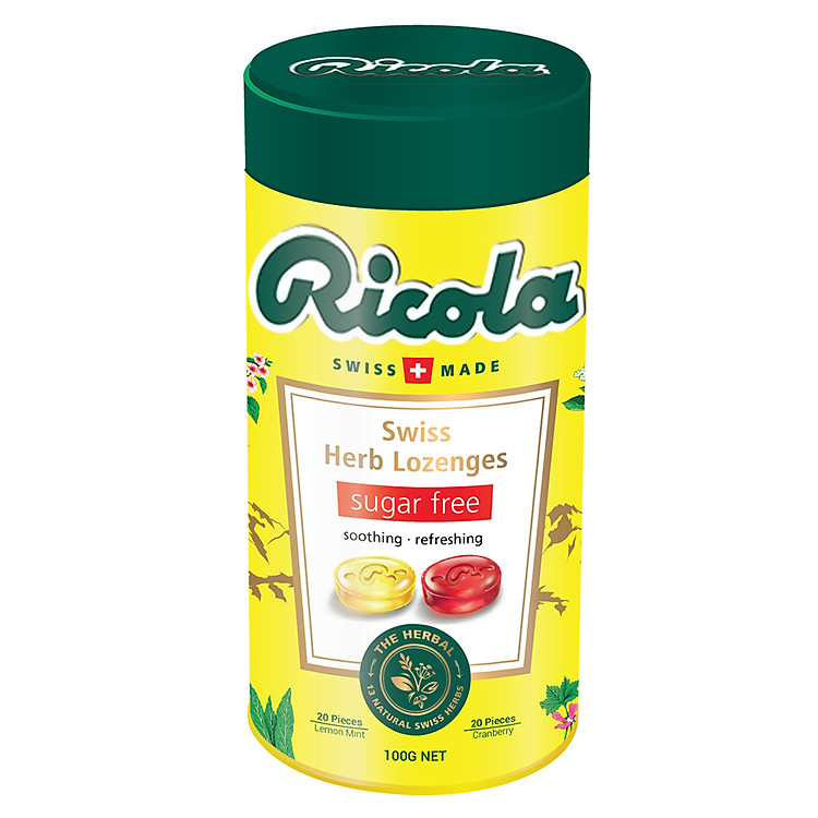 Hộp Quà Tết Kẹo Thảo Mộc Ricola (100g)