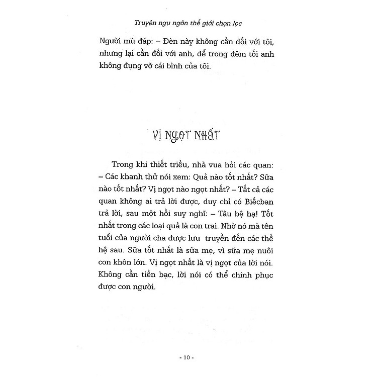 Truyện Ngụ Ngôn Thế Giới Chọn Lọc - Ảnh 7
