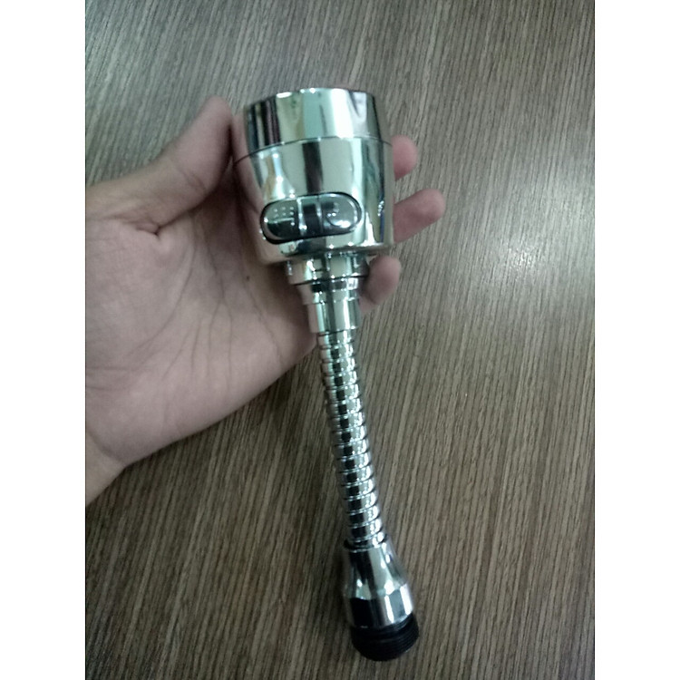 Đầu vòi rửa tăng áp dây dài với 2 chế độ nước BY9032 - Inox - Onesize