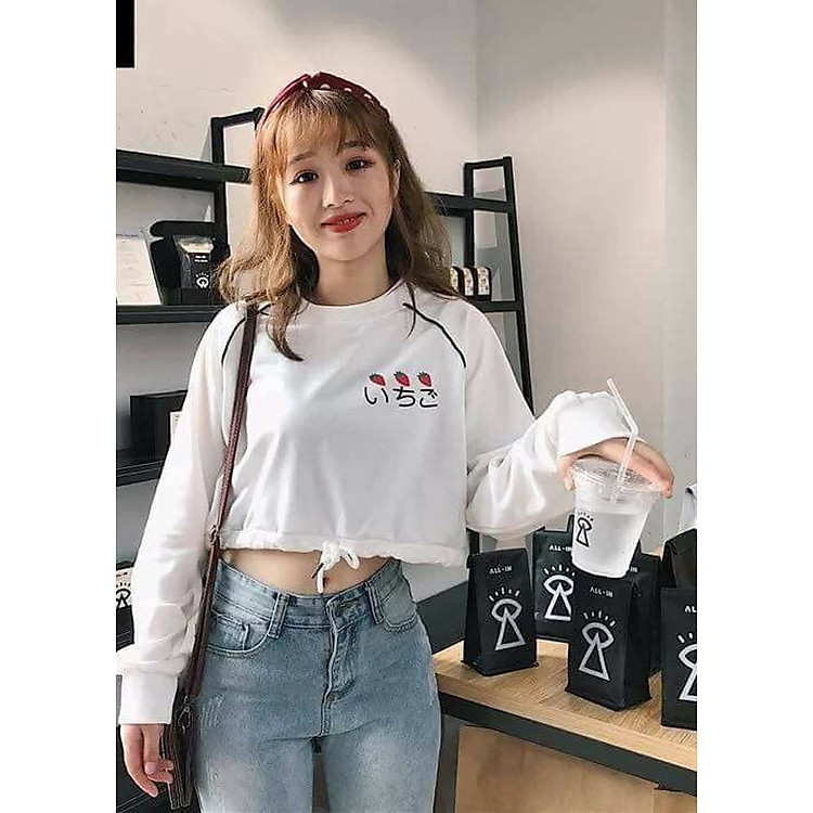 Áo Croptop Trái Dâu Cao Cấp