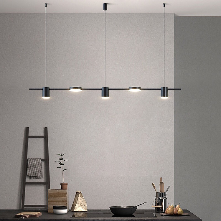 Đèn thả bàn ăn, Quầy bar kiểu dáng hiện đại điều chỉnh dây cho trần thấp