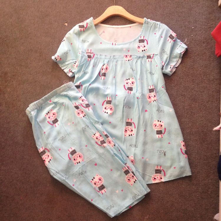 Đồ bộ lanh lửng cho mẹ mang bầu và sau sinh - Mẫu ngẫu nhiên